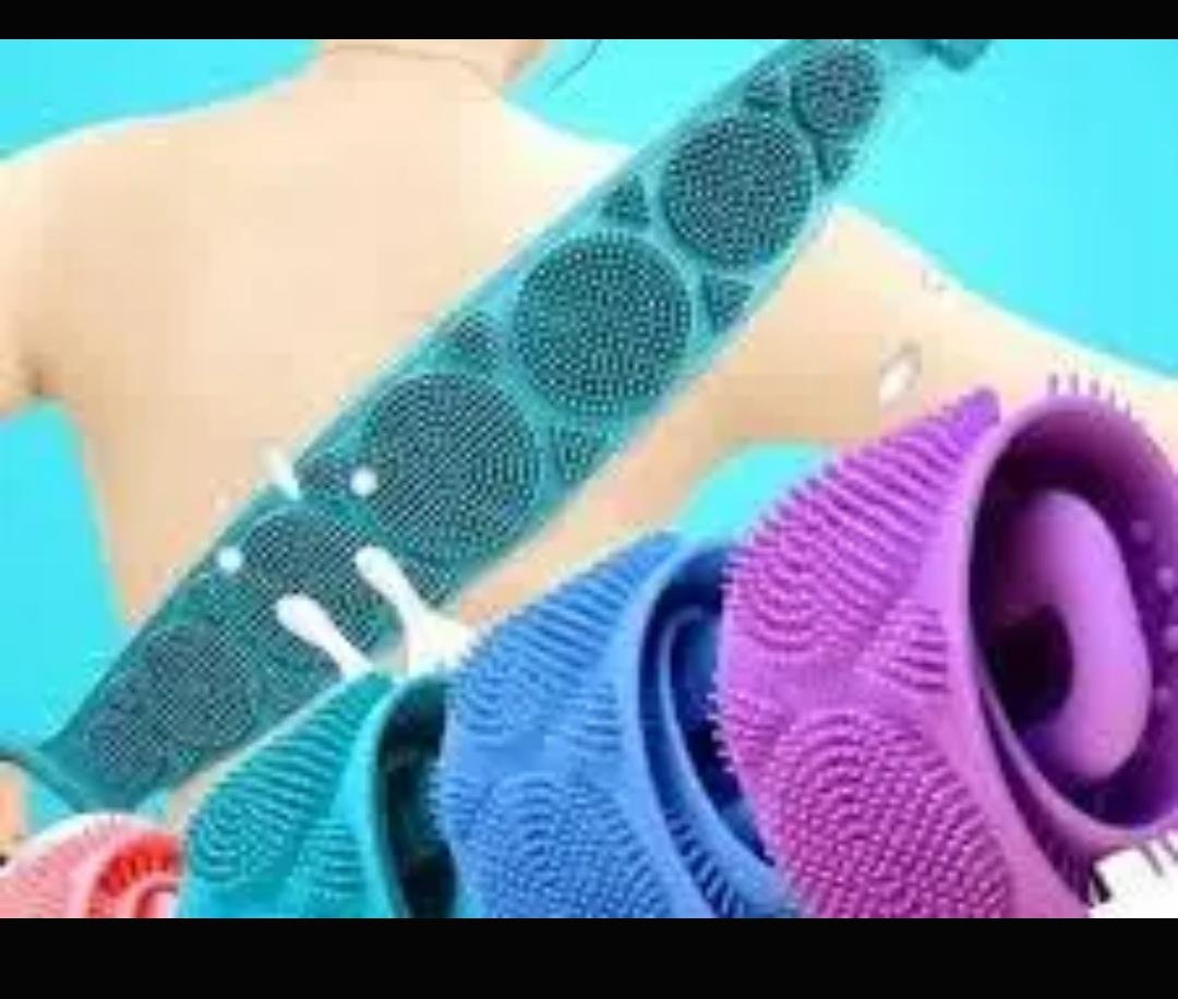 Cepillo Corporal Silicona Correa Lavado Espalda Ducha Baño - Image 4