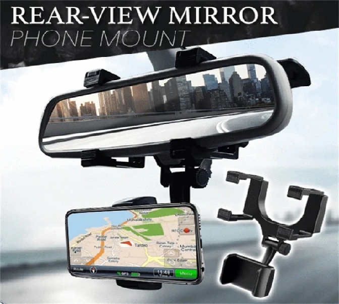 Soporte universal para espejo retrovisor de cocheUniversal Mobile Car Rear View Mirror Mount Holder