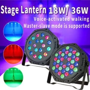 Proyector De Luces Rítmicas Rgb Con Control