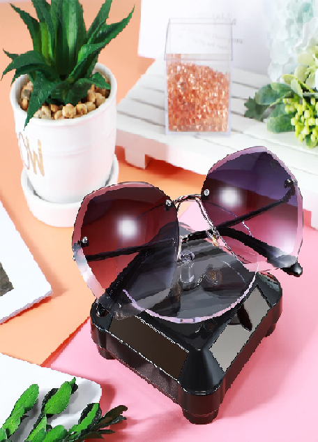 ESTANTE Soporte exhibición giratorio Solar automática estable de doble uso, 360 grados - Image 2