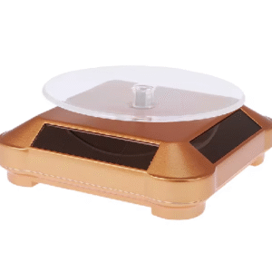 ESTANTE Soporte exhibición giratorio Solar automática estable de doble uso, 360 grados