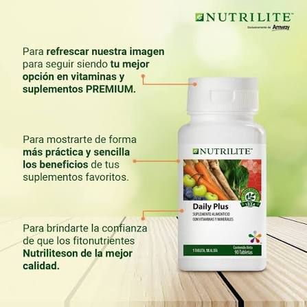 Daily Plus" (30) Tabletas Son un suplemento alimenticio que contiene una combinación de Vitaminas y minerales para el correcto funcionamiento del organismo. - Image 5