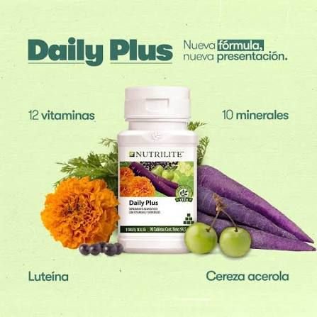 Daily Plus" (30) Tabletas Son un suplemento alimenticio que contiene una combinación de Vitaminas y minerales para el correcto funcionamiento del organismo.