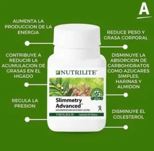 Nutrilite -Mejora la Memoria, Disminuye el estrés y el Colesterol. Slimmetry Advanced Suplemento alimenticio (60 tabletas). - Image 3
