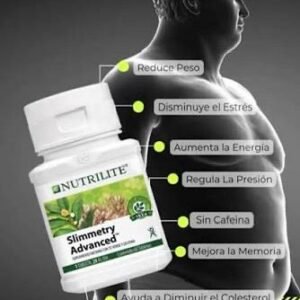 Nutrilite -Mejora la Memoria, Disminuye el estrés y el Colesterol. Slimmetry Advanced  Suplemento alimenticio (60 tabletas).