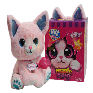 Juguete de peluche de gatito mágico peludo para mascotas