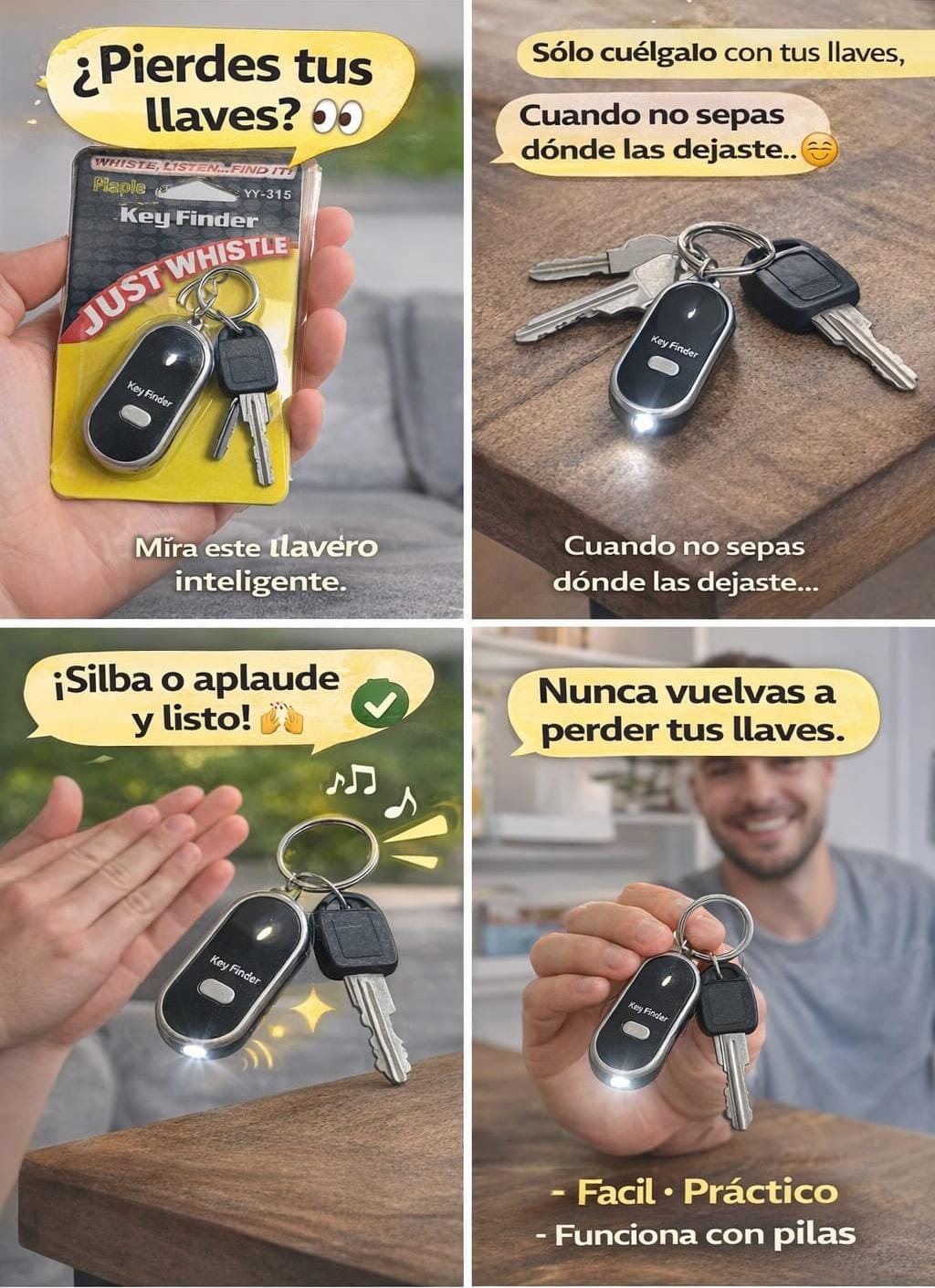 BUSCADOR DE LLAVES POR SILBIDO