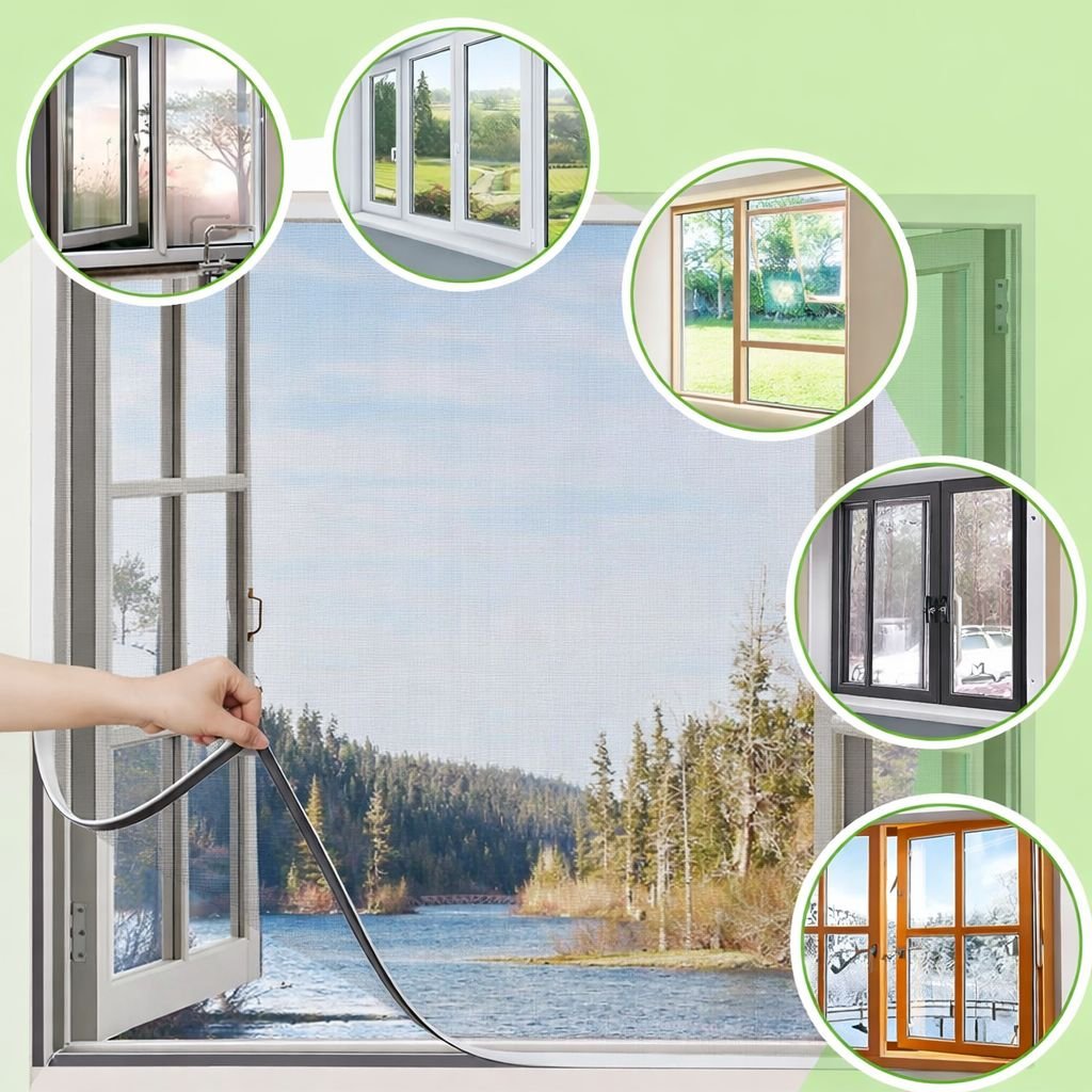 🪟✨ Protege tu hogar de insectos de forma práctica y elegante